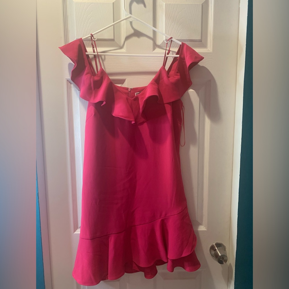 Womens Ruffled Mini Dress by Chelsea28